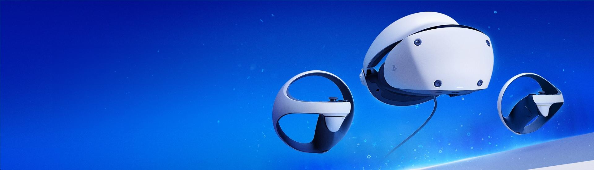 sony playstation vr2 headset und controller