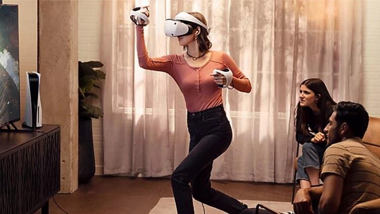 sony playstation vr2 familie wohnzimmer spielen