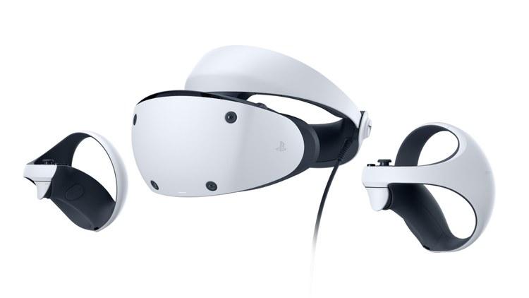 sony playstation vr2 headset und controller