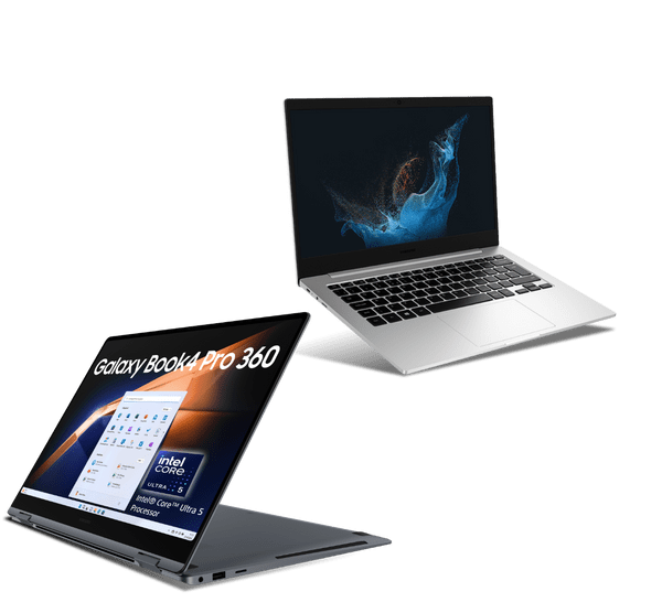 samsung galaxy book2 go 5g und samsung galaxy book4 pro 360