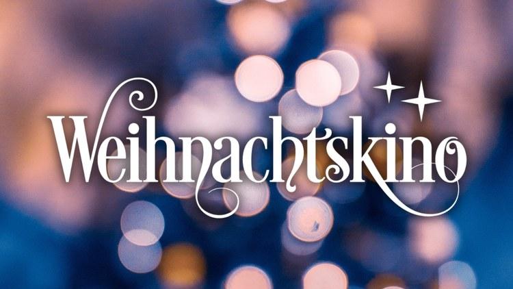 weihnachtskino schriftzug